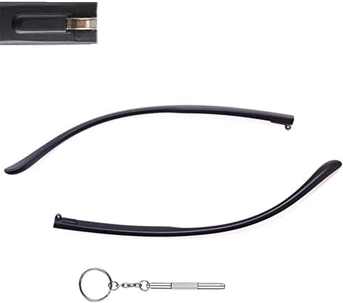 1 Чифт Пластмасови Дужек за очила TR90, Сменяеми лък тел за точки, 4 мм и Отвертка, 3 в 1, Комплекти за ремонт на очила, Единични