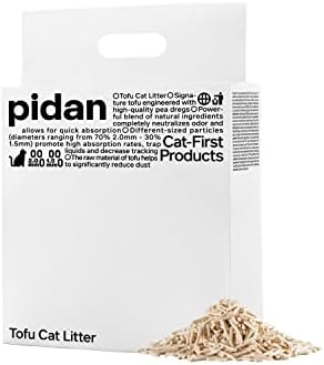 Пълнител за котки pidan Tofu, комкующийся, смываемый, сверхпоглощающий и бързо сохнущий, пълнеж от натурални съставки, разтворимо