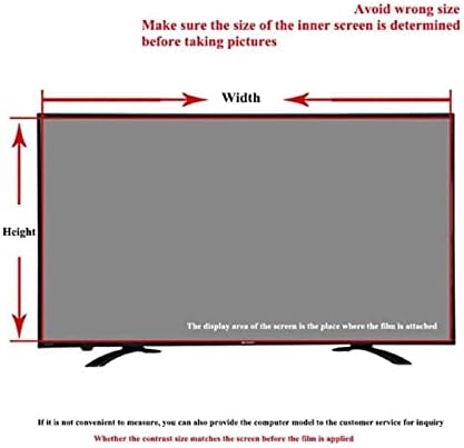 Матово защитно фолио за екрана на телевизора CHHD, Срещу надраскване/с защита от отражение/с антирефлексно покритие за екрана на телевизора е с диагонал 32-70 инча, без