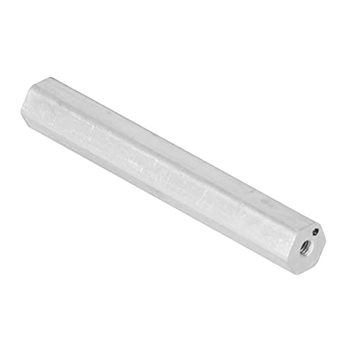 Шестограмен пръчка алуминиева сплав, лесна за използване Прът вала отвор за винт М4 за оборудване (4104-0012-0080)