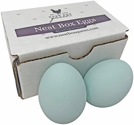 Къщичка за птици Queen Керамични яйца за тренировка в Скворечнике - 2 опаковки (в Синьо)