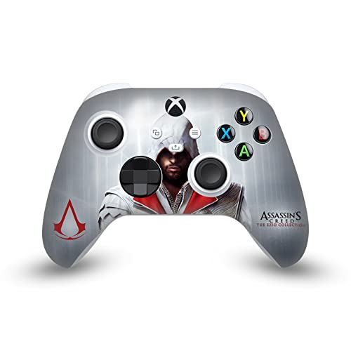 Дизайн на своята практика за главата Официално Лицензиран Assassin ' s Creed Master Убиец Ezio Auditore Brotherhood Графична Vinyl Стикер Детска Стикер на кожата, която е Съвместима С контр