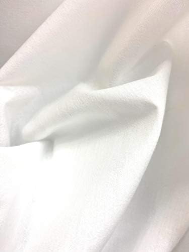 Бяла подплата /пришивная кърпа от плат -със средна плътност, 2 ярд х 45 см