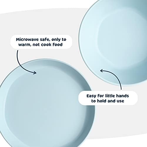 Комплект съдове за готвене Tiny Туинкъл Tableware от 3 опаковки - Комплекти чаши, чинии и мисок за малки деца без съдържание на