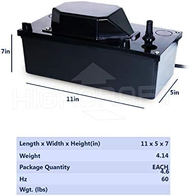 Предоставени автоматична Помпа за отстраняване на кондензат Giant DQIQ18; 1/8 л. с.; 85 литра на час