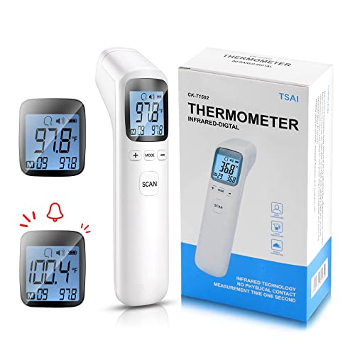 Безконтактен Инфрачервен Термометър за Челото, Дигитален Термометър, Термометри за телесна Температура, за Възрастни, Деца, Бебе, Дом, Офиси, училища, Търговски цен