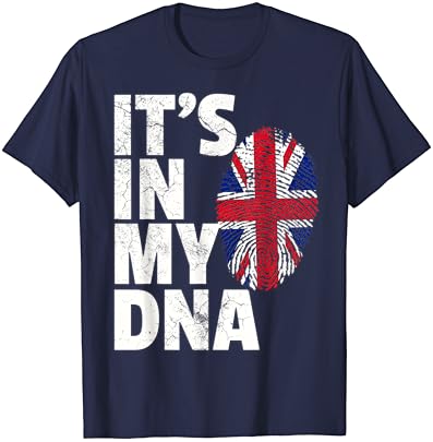 ТОВА е В МОЯТА ДНК, Тениска с Британския Флаг, Англия, Великобритания, Юниън Джак