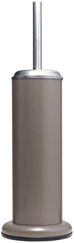 Четка и притежателят на Тюленьей кожата Acero, 12,6 x 12,6 x 41 см, Бял
