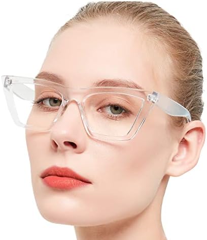 OCCI CHIARI Извънгабаритни Очила за четене за Жени Cat Eye Readers 1.0 1.25 1.5 1.75 2.0 2.25 2.5 2.75 3.0 3.5 4.0 5.0 6.0