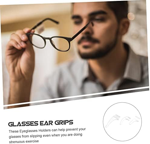 DOITOOL 15 Чифта Очила Със Защитно покритие От Силикагел, Ухото на Куката, Прозрачен