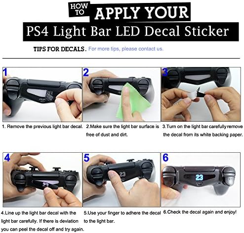 30 бр./компл. led светлинна лента, стикер-стикер за Playstation 4 PS4, PS4 Slim, PS4 Pro, скинове за дистанционно управление