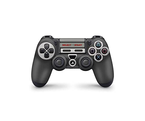 Кожата контролер ZOOMHITSKINS PS4, Съвместим с контролер Playstation 4, Реколта игрова конзола на стария модел на Олдскул в Ретро стил, Здрав, подходящ за PS4, PS4 Pro, контролер PS4 Slim, ?