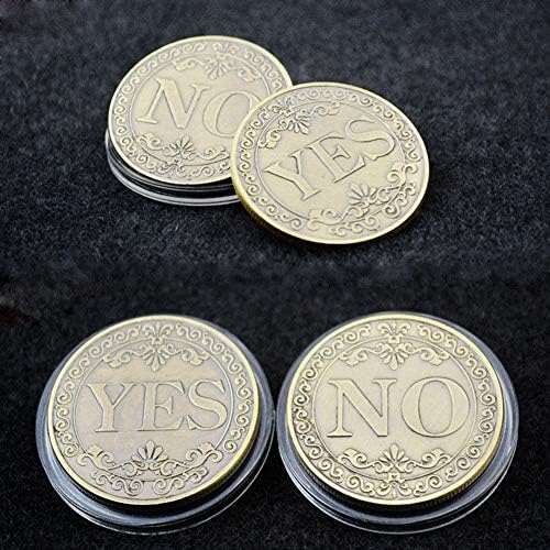 Монета Yes No Challenge Монети за вземане на решения (бронзов)