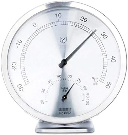 WODMB Термометър От Неръждаема Стомана Механичен Термогигрометр, Механичен Индукционный Елемент, не е необходимо в Батерията, Измерване на температура и влага в пом?