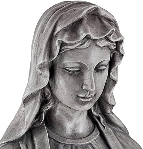 Джон Тимберленд Дева Мария Статуя на Открито На 29 1/2Високата Скулптура за Двор, Градина, Двор, Палуби, Домашна Антре, Коридор