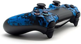 Безжичен контролер на Sony PS4 DualShock 4 за PlayStation 4 - Custom дизайн на Синьо дигитален Камуфлаж Без промяна