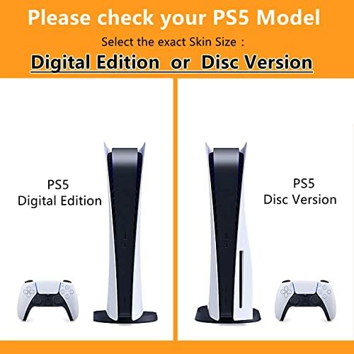 Кожа за PS5 Digital Edition на Корицата аниме конзола и контролер, Скинове и Дизайн на фен-арт Mecha, Съвместим с Playstation 5