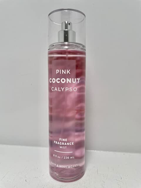 Средство за вана и тяло PINK COCONUT CALYPSO Fine Fragrance Mist 8 Течни унции (издание на 2018 г.)