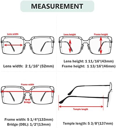 Eyekepper 4-pack Очила За Четене В Тънка Метална Клапа на Рамки Женски Мъжки Ридеры