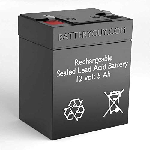 BatteryGuy DJW12-4,5 Замяна на батерията SLA капацитет от 12 На 5. А, еквивалентна марка (Акумулаторна, клеми F1) - Брой 1