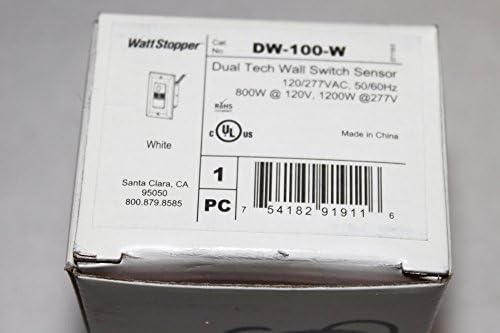 Сензор за присъствие с двойна технология Wattstopper DW-100-W