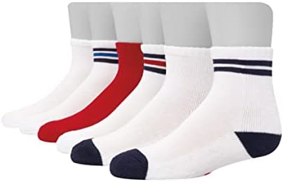 Нескользящие чорапи EZ Sort Crew за деца Hanes Boys', 6 опаковки, за деца