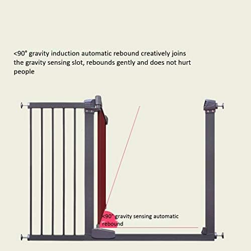 Защитни врати за манежей Maryaz за домашни любимци, са определени под налягане, Без пробиване, Защитни врати за врати или стълби с възможност за разширяване до 176 см, ле