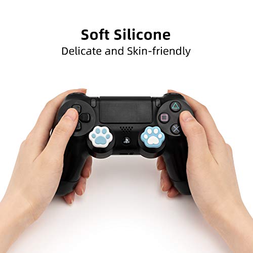 GeekShare Котешка лапа контролера на Playstation 4, Дръжки за палеца, Комплект накладки за палците, който е Съвместим с контролера