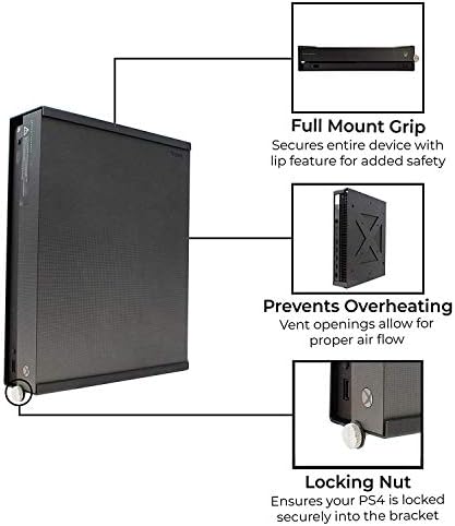 Монтиране на стена HumanCentric, съвместимо с елементи контролери за Xbox One X, и 2 Комплекта | за Монтиране на стена или на задната част на телевизора