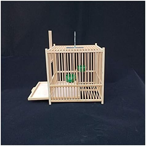 РАЗЗУМ Голяма Птичья Клетка Традиционен Китайски Стил Бамбук Птичья Клетка, Бамбук Малка Птичья клетка Ръчно изработени Клетка за Папагал