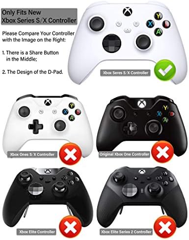 Силиконов Сгъсти калъф YoRHa Skin Case контролера на Xbox X series/S x 1 (Бяло) с дръжки за палеца x 10