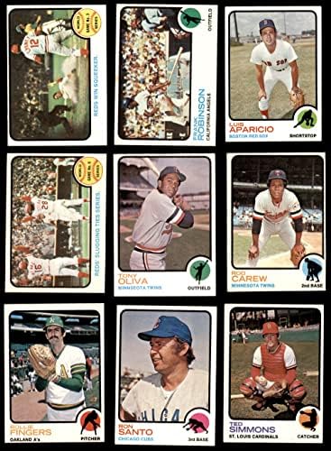 1973 Бейзболен Топпс Почти в пълен комплект (Baseball Set) EX+