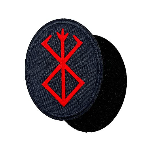 3 Нашивка с Руническим логото на Викинга-Берсеркера, Бродирани на една Кука и Контур