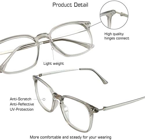 Дамски слънчеви очила, блокиране на синята светлина, За защита от пренапрежение на очите, В Стилна квадратна /Овална рамка, Със