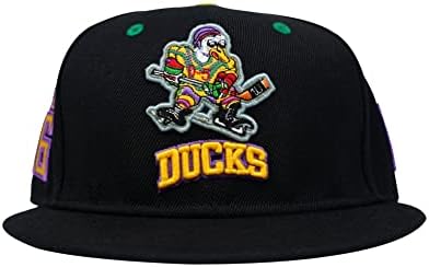 D-5 Mighty Ducks Регулируема бейзболна шапка възстановяване на предишното положение за Мъже и Жени 96 Conway 99 Banks Унисекс
