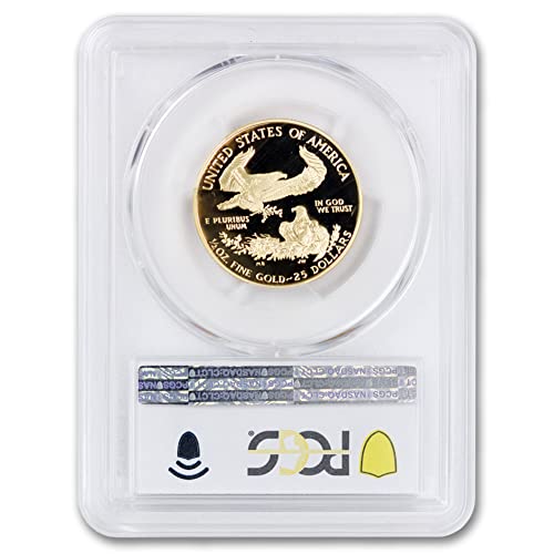 Златна монета 1995 година с разбивка по 1/2 унция Американски орел на PR-69 с дълбока камеей (PR69DCAM), монетен двор на САЩ, 25 бр.