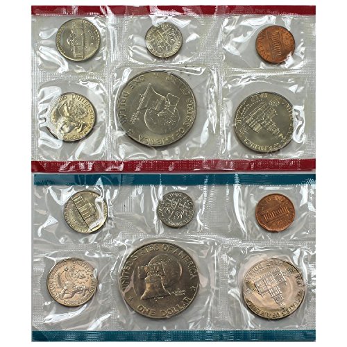 1976 Различни Марки мента P & D Съединените Щати Комплект от 12 монети, монетен двор на САЩ С Двухсотлетними Търговски Запаси, Без да се прибягва