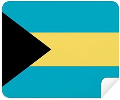 Багамский Национален Флаг на Държава от Северна Америка Плат За Почистване на Екрана за Пречистване на 2 елемента Замшевой Тъкан