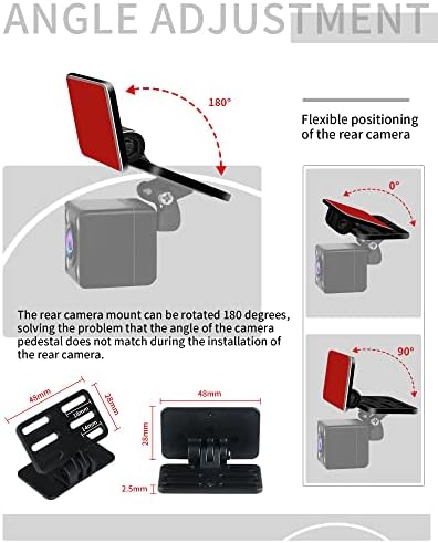 Универсален Държач камера за задно виждане, скоба на задното стъкло, определяне на видеорегистратора за повечето камери за обратно