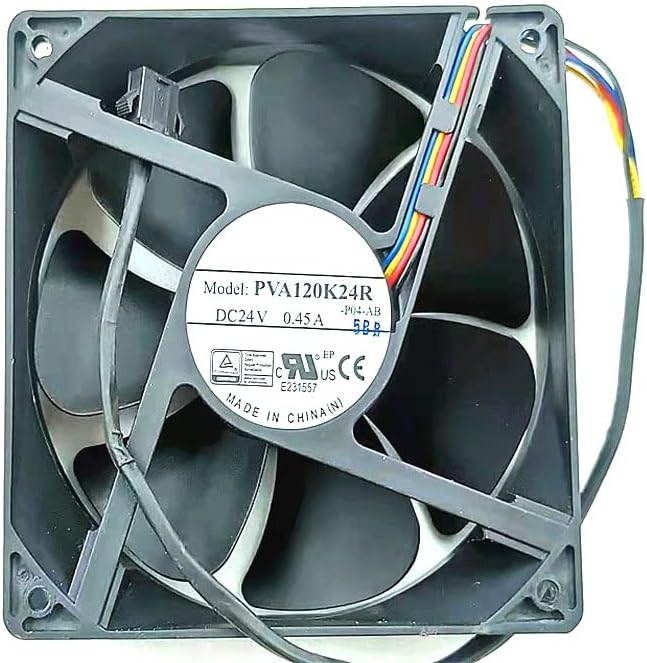 Сървър вентилатор за Foxconn PVA120K24R PVA120K24R-P04-AB 12038 12 см DC24V 0.45 A 4PIN Нова