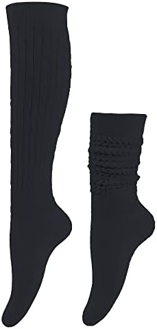 UTTPLL Дамски Чорапи с Припокриване, Изчисления, Дълги Памучни Чорапи за Сън, За Момичета, Напускные Чорапи До Коляното, Спортни