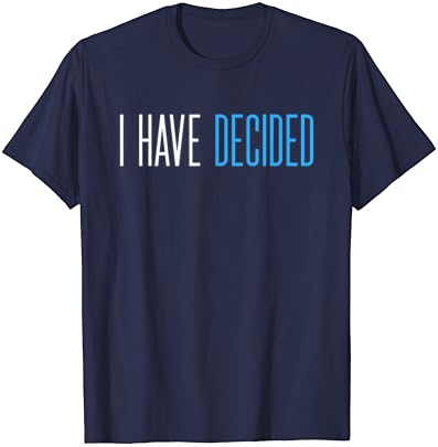 Риза за Кръщаване на Възрастни Жени, Мъже, Момчета, Момичета, Тениска Аз реших