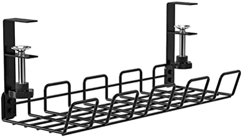 UPKOCH Кабел Тава Под Масата Жично Органайзер Контейнер за Кабелна Заплата Рафтове За съхранение на Тел От Въглеродна Стомана Метален