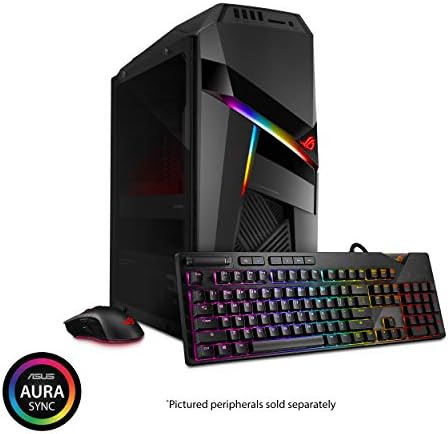 Игри настолен компютър ASUS ROG Strix GL12, овърклок 8-ядрен процесор Intel Core i7-9700K 9-то поколение, NVIDIA GeForce RTX 2060 6 GB, 16 GB оперативна памет DDR4, 512 GB M. 2 SSD + 1tb HDD, Windows 10 Home, Iroh Grey, GL12CX-DB763