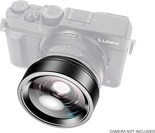 Широкоъгълен обектив за Panasonic LUMIX DC-LX100 II и LUMIX DMC-LX100 (0.4 X)