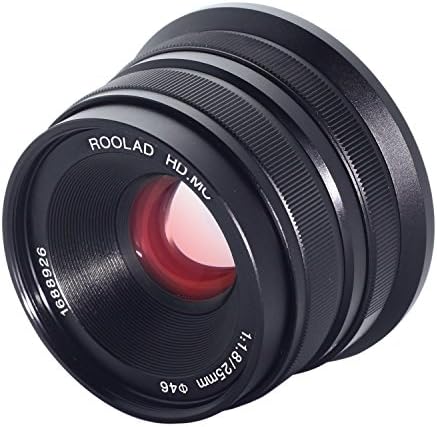 Roolad 25 мм F/1,8 с голяма Бленда, Ръчен Основната Фиксиран обектив APS-C за Цифрова Беззеркальных фотоапарати Olympus M43 Panasonic