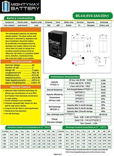 Замяна на батерията SLA 6V 4.5 AH SLA за Патрулна помпа Ross Products