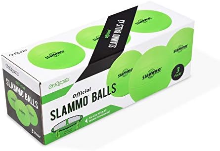 Официалните обменни топки GoSports Slammo 3 в пакет - Подходящи за всички игрални комплекти Roundnet - Изберете между топки spl големина или размер XL