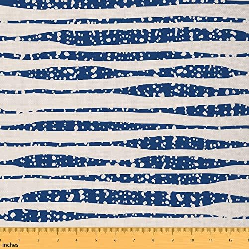 Обивочная Плат в синята Ивица, Морски Тъкан в Двора, Декоративна Тъкан на Тема океана, Абстрактна Геометрична Морска Кърпа За помещения