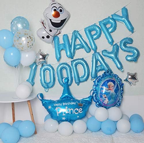 13 опаковки Замразени Празнични балони, Украса от Замразени Празнични балони За детски рожден консумативи (1)